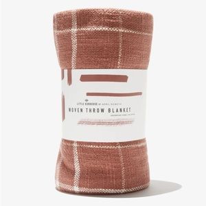 Little Korboose Woven Throw Blanket - Rust